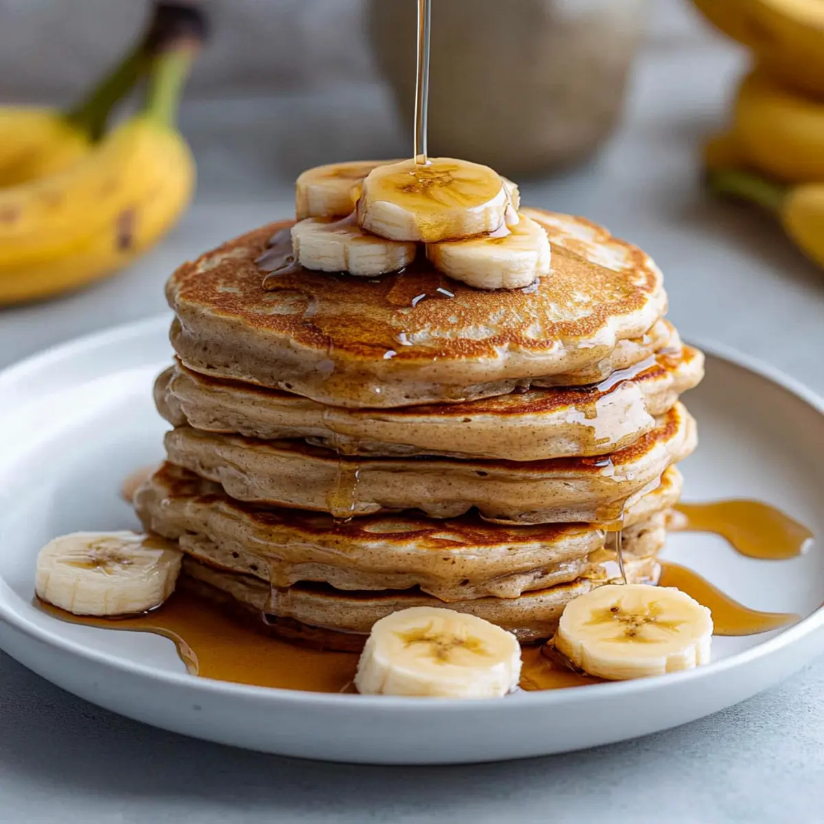 Fluffy Banana Pancakes