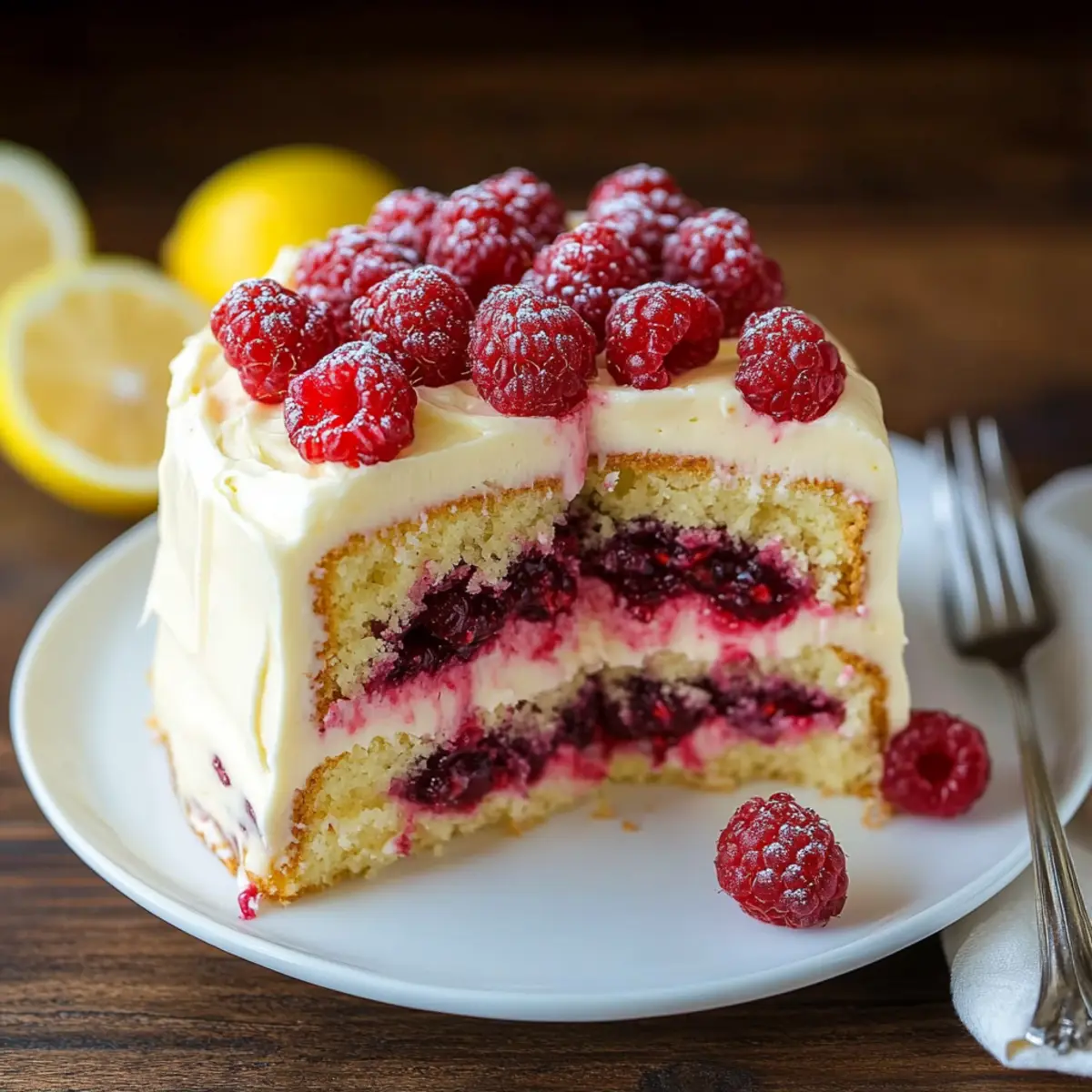 Lemon Raspberry Cake