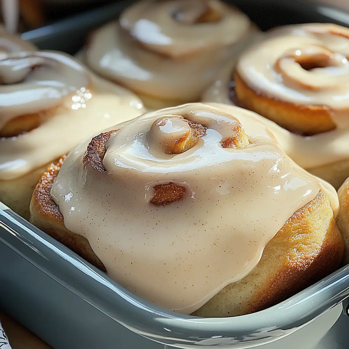 Banana Bread Cinnamon Rolls with Maple Cinnamon Cream Cheese Frosting