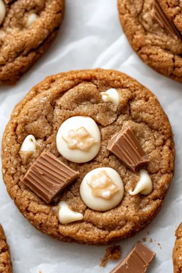 Biscoff Cookie Butter White Chocolate Chip Cookies