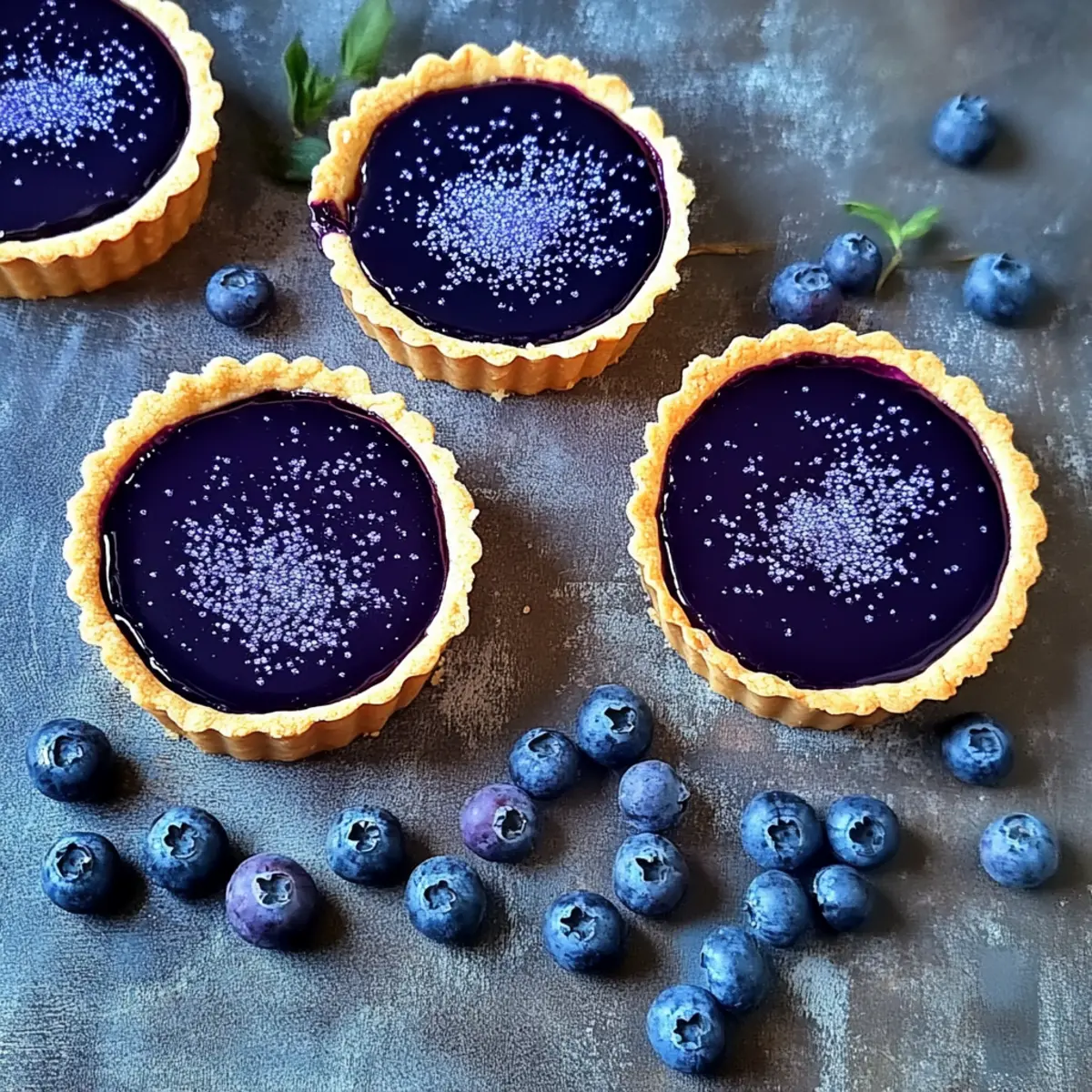 Blueberry Ganache Tart Recipe