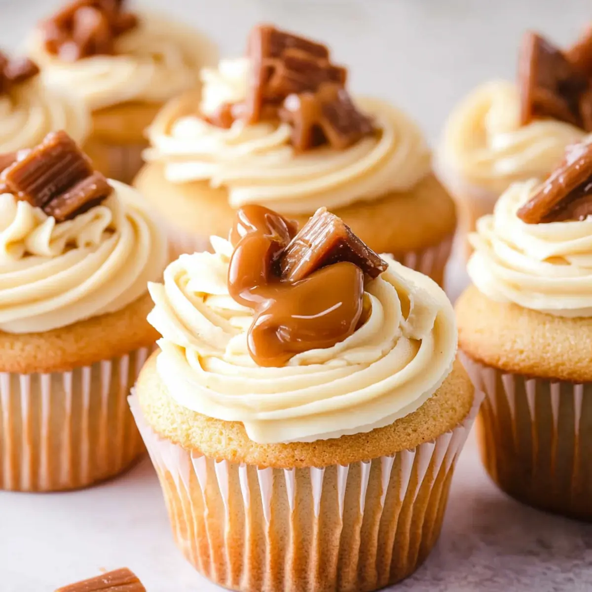 Caramel Filled Cupcakes