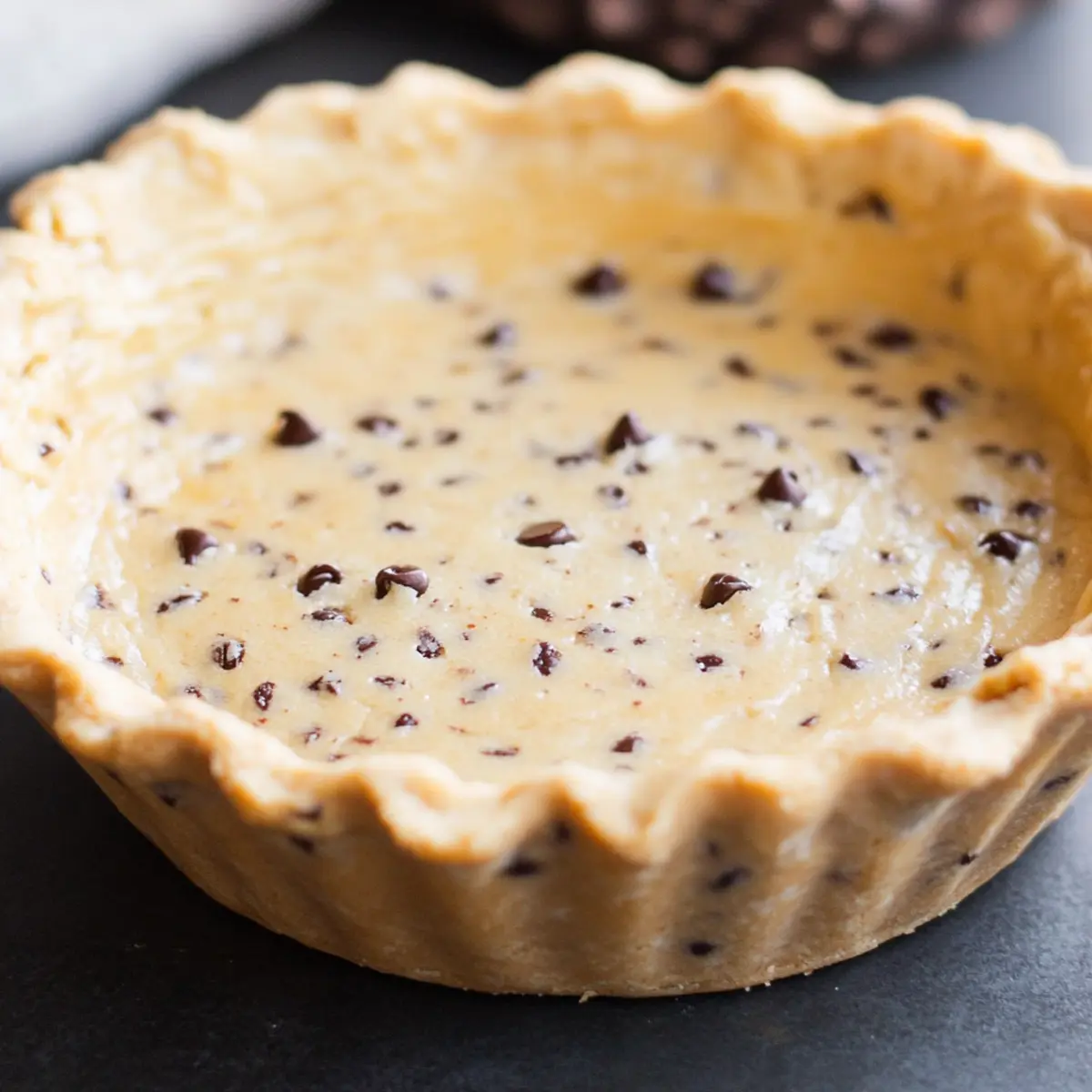 Chocolate Chip Cookie Pie Crust