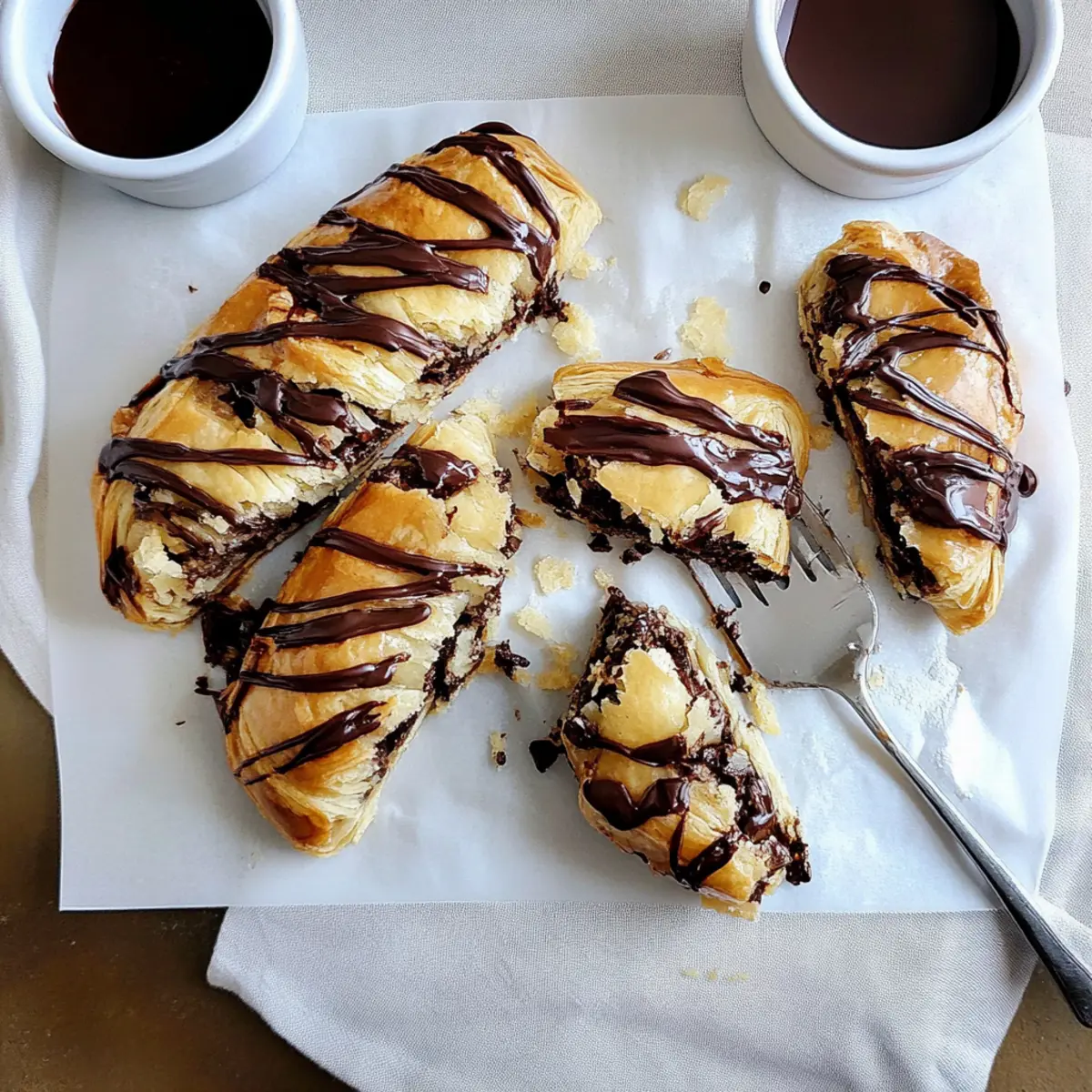 Chocolate Cream Cheese Danish