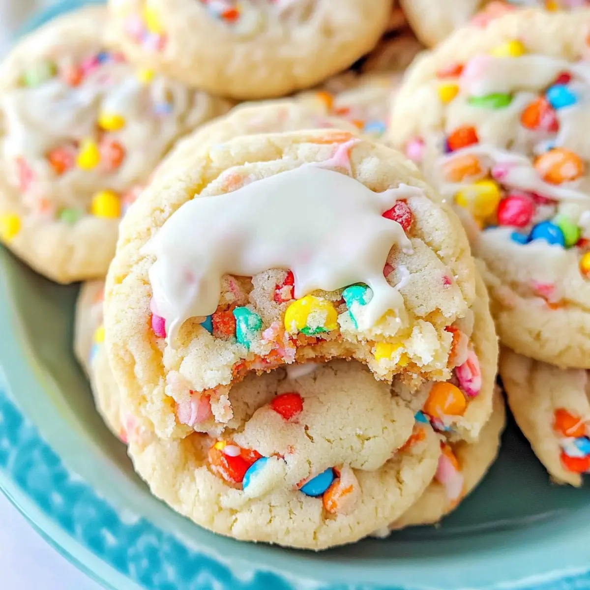 Fruity Pebble Sugar Cookies