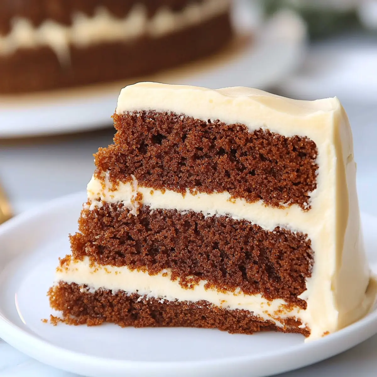 Gingerbread Layer Cake