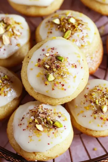 Italian Lemon Pistachio Cookies