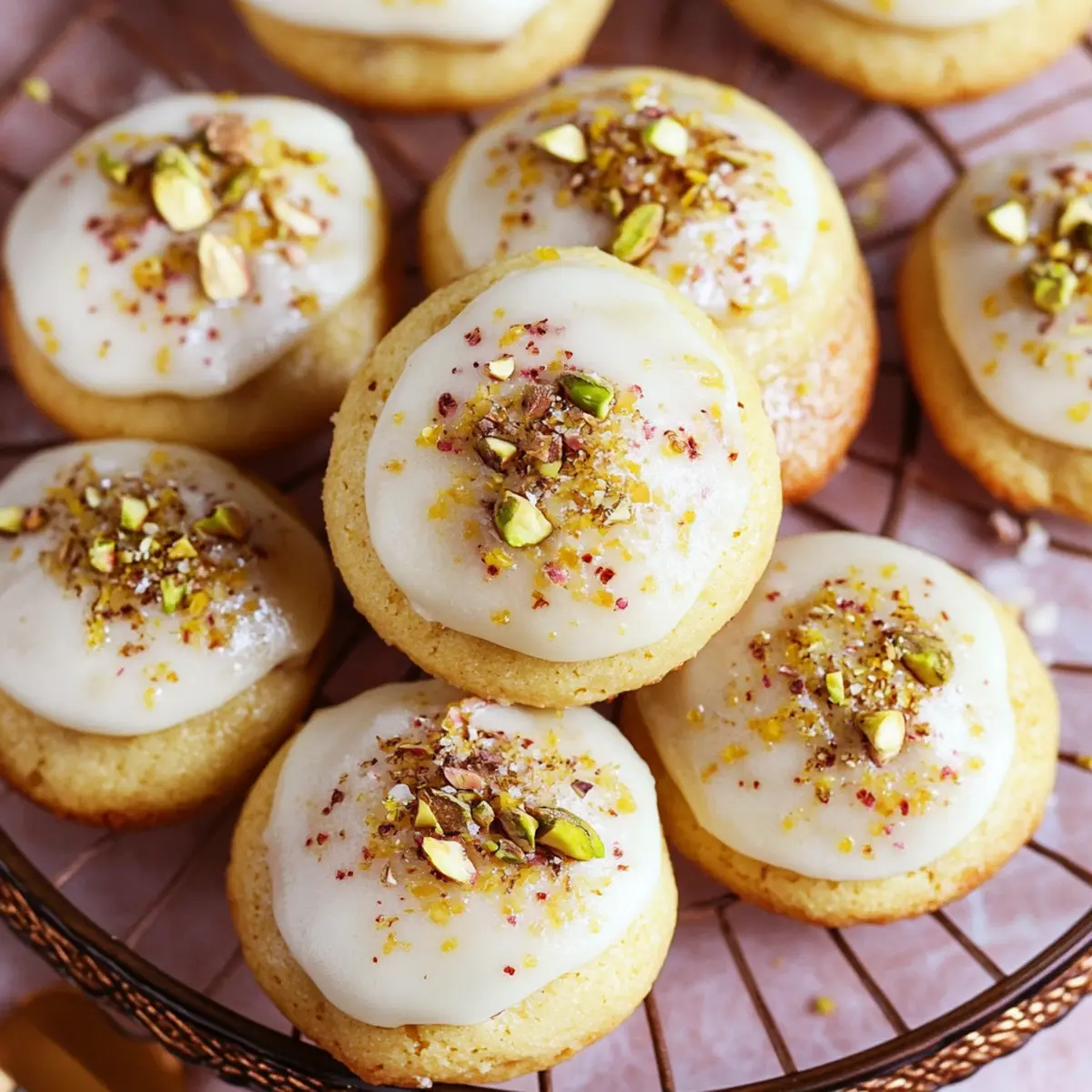 Italian Lemon Pistachio Cookies
