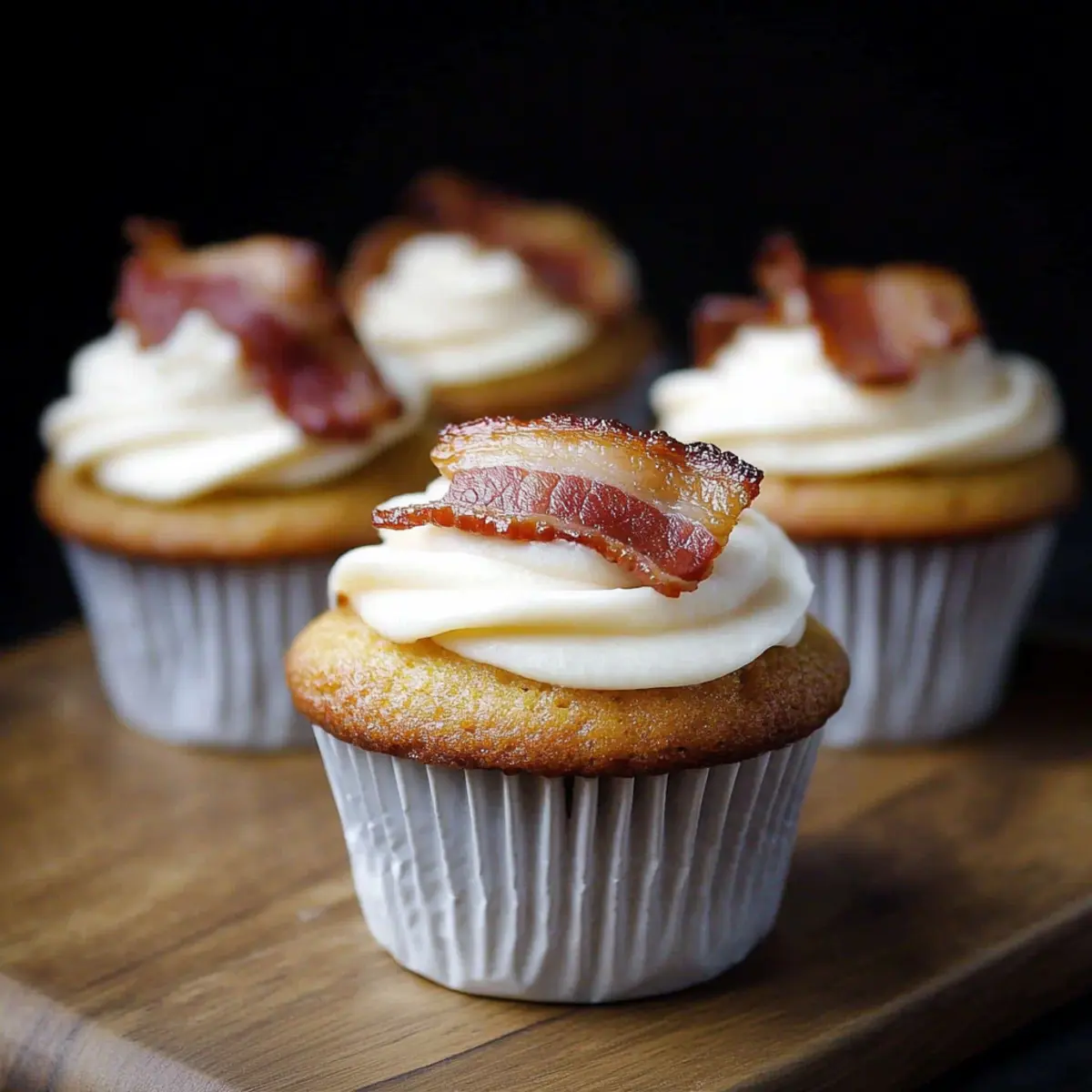 Maple Bacon Cupcakes