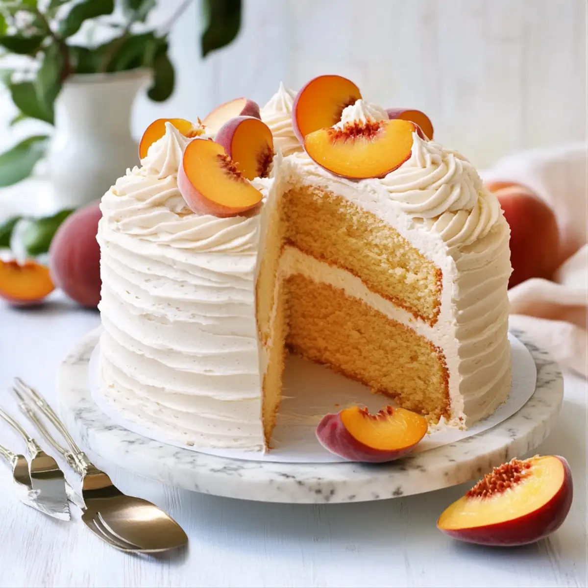 Peach Buttercream Frosting