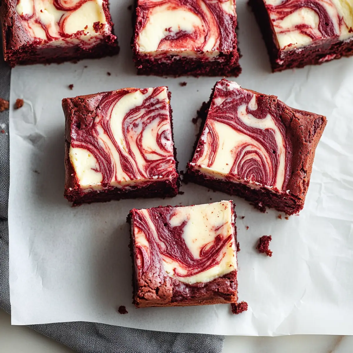 Red Velvet Cheesecake Brownies