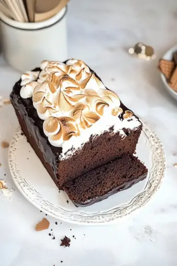 S’mores Mini Loaf Cakes