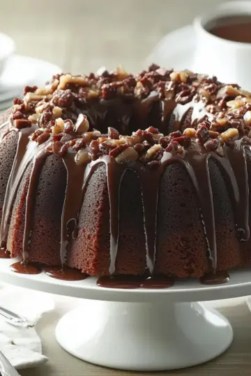 Turtle Bundt Cake