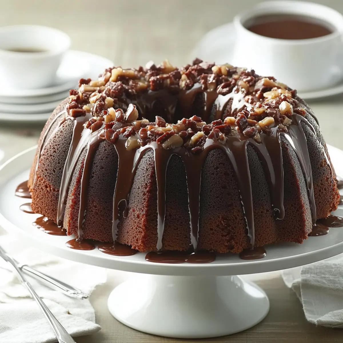 Turtle Bundt Cake