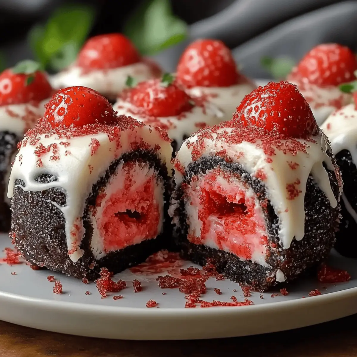 Strawberry Shortcake Oreo Balls