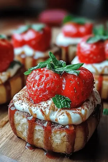 Cheesecake Stuffed Strawberries