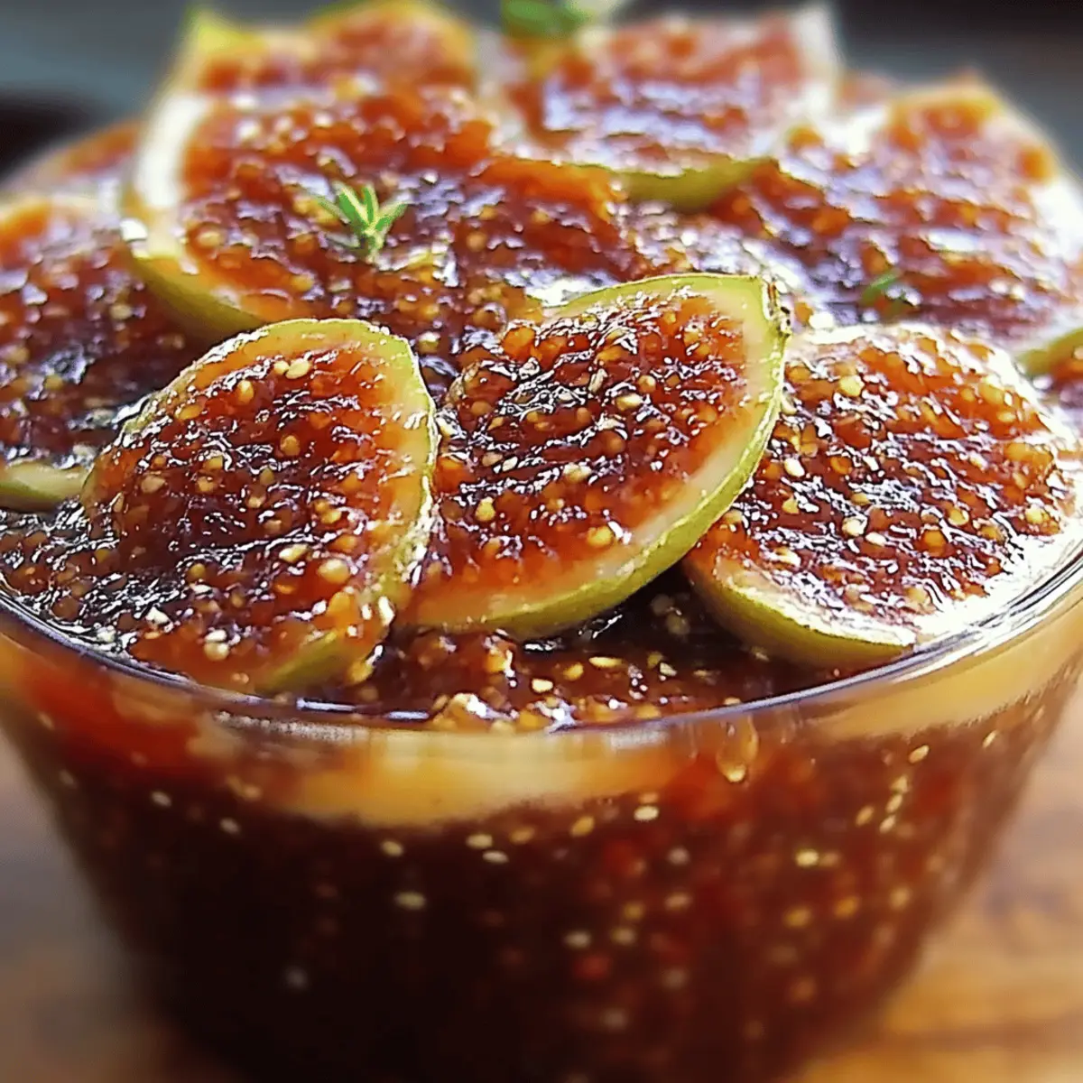 Fresh Fig Jam with Lemon Zest