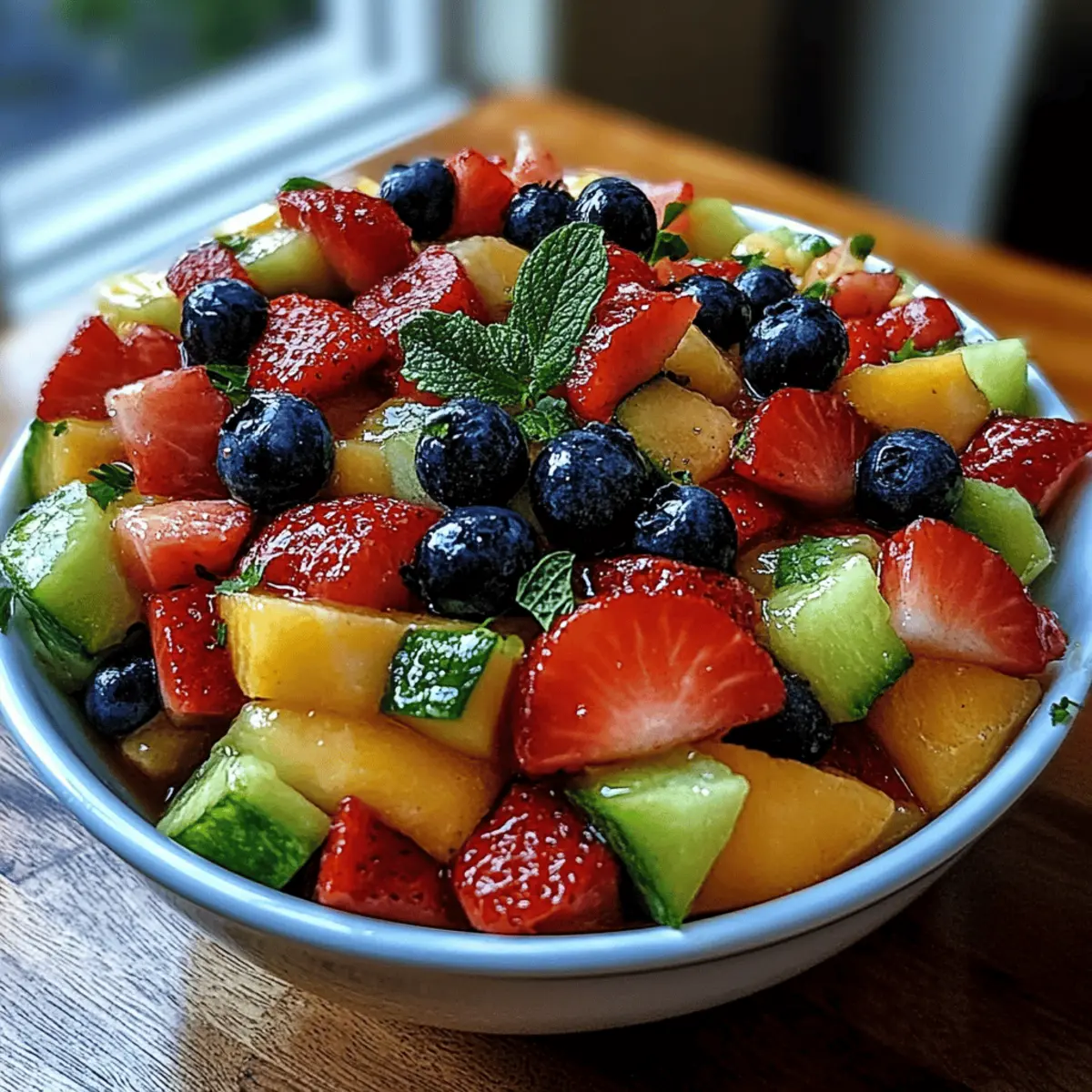 Honey Lime Fruit Salad