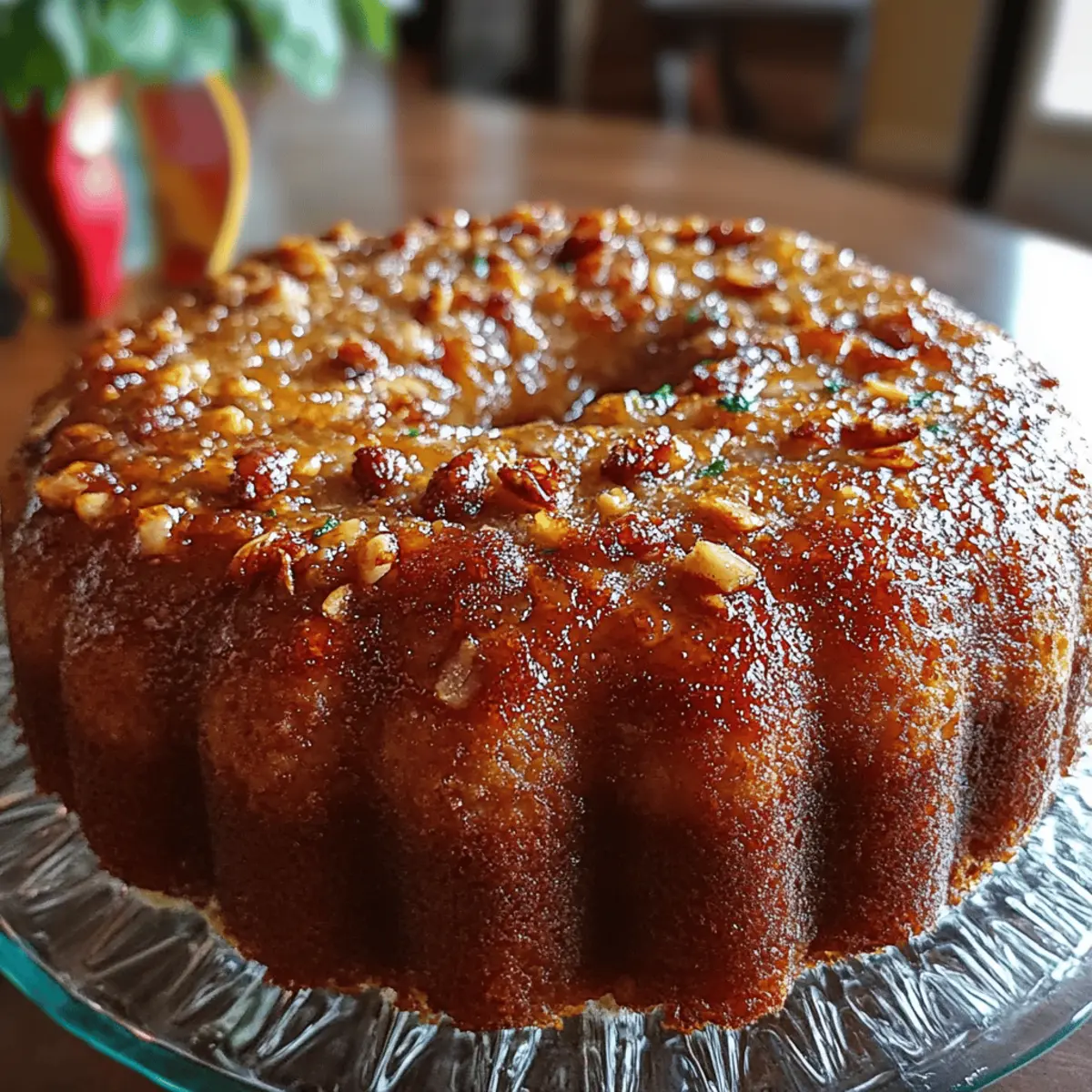 Pecan Zucchini Bundt Cake
