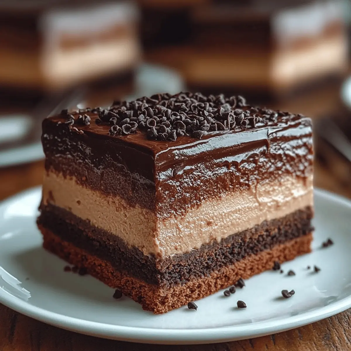 Chocolate Mousse Brownies