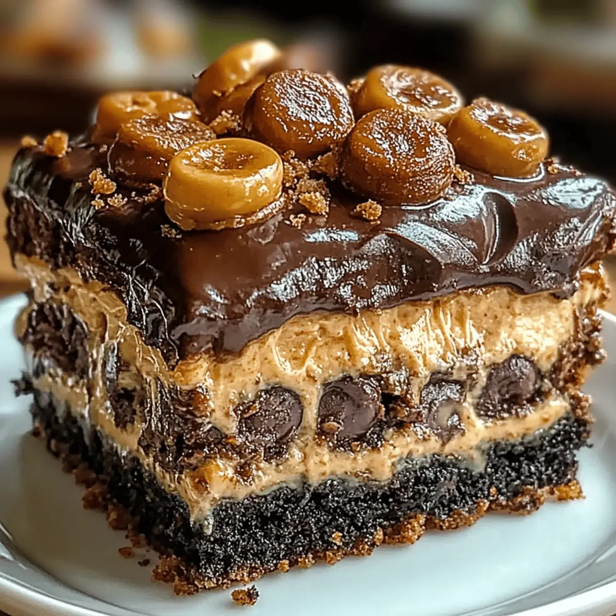 Reese’s Peanut Butter Earthquake Cake
