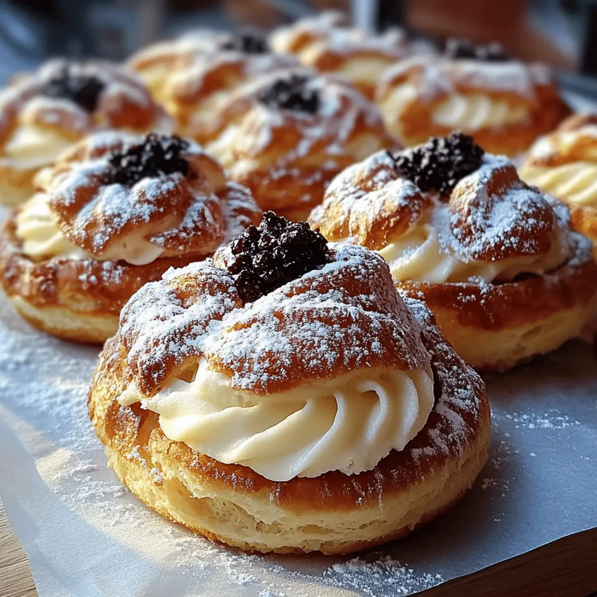 Italian Cream Puffs