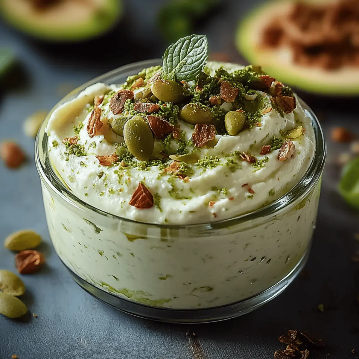 Low-Carb Pistachio Cheesecake Fluff
