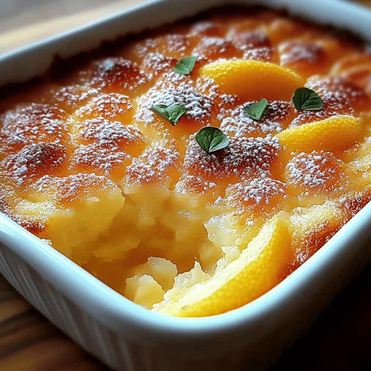 Lemon Cobbler Magic