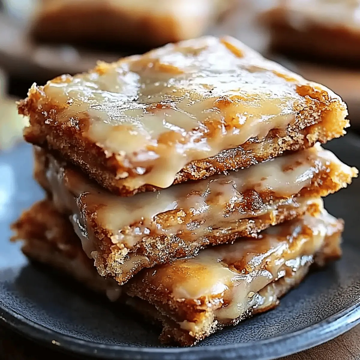 Soft Baked Maple Donut Bars