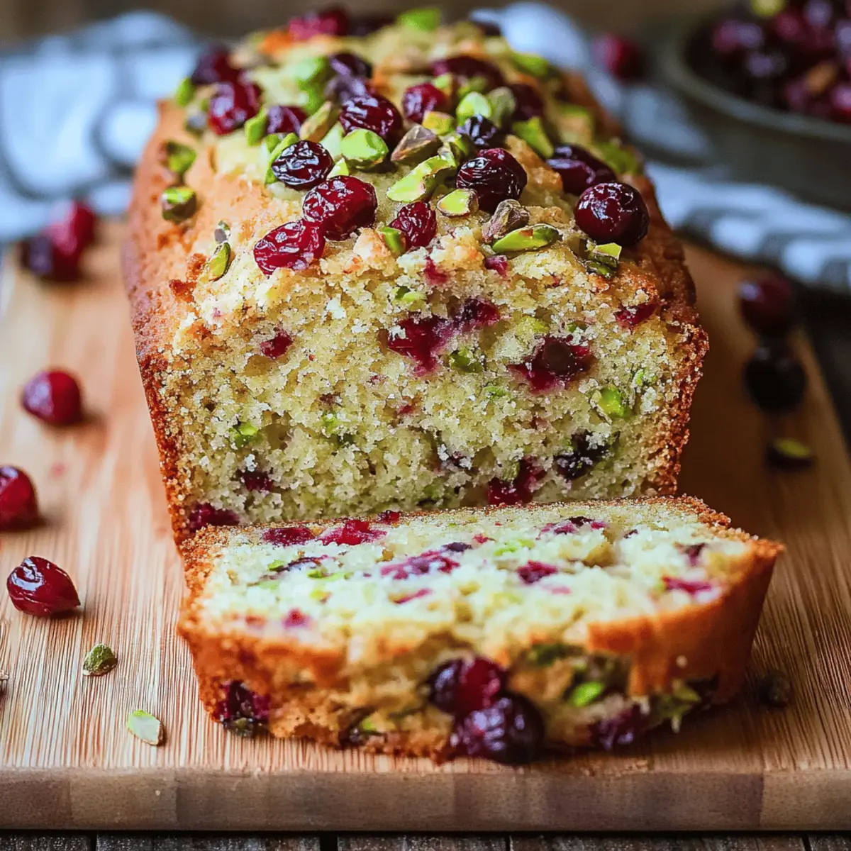 Cranberry Pistachio Bread