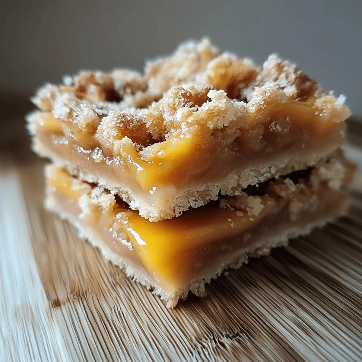 Summer Peach Bars