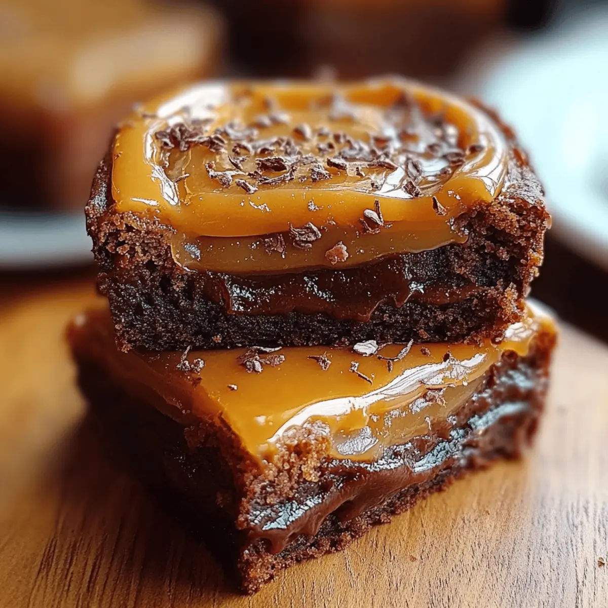 Caramel Swirl Brownies