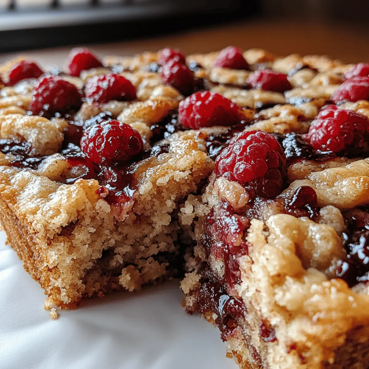 Berry Oatmeal Crumble Bars