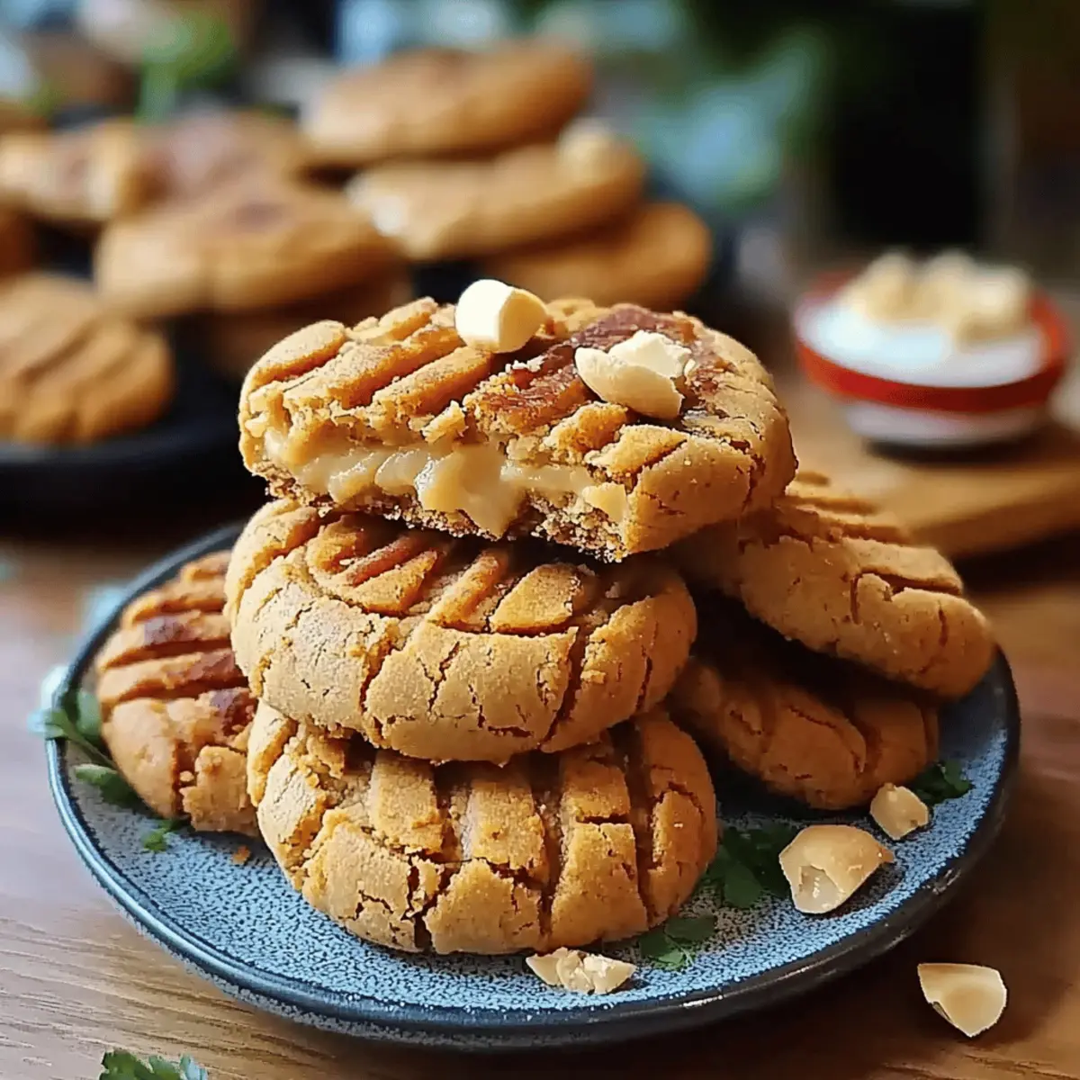 Almond Flour Peanut Butter Cookies