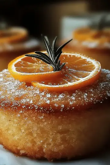 Moist Orange Ginger Honey Cakes