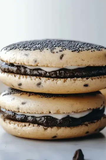 Oreo Whoopie Pies with Creamy Frosting