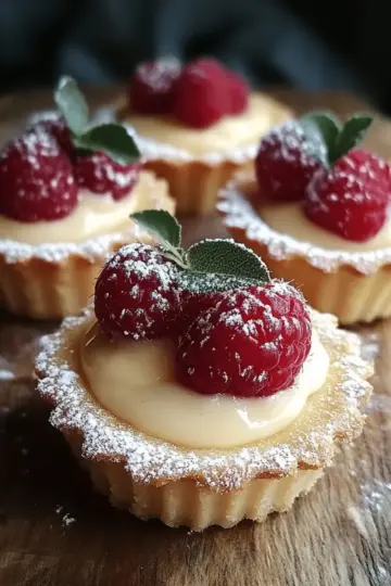 Raspberry Vanilla Tarts