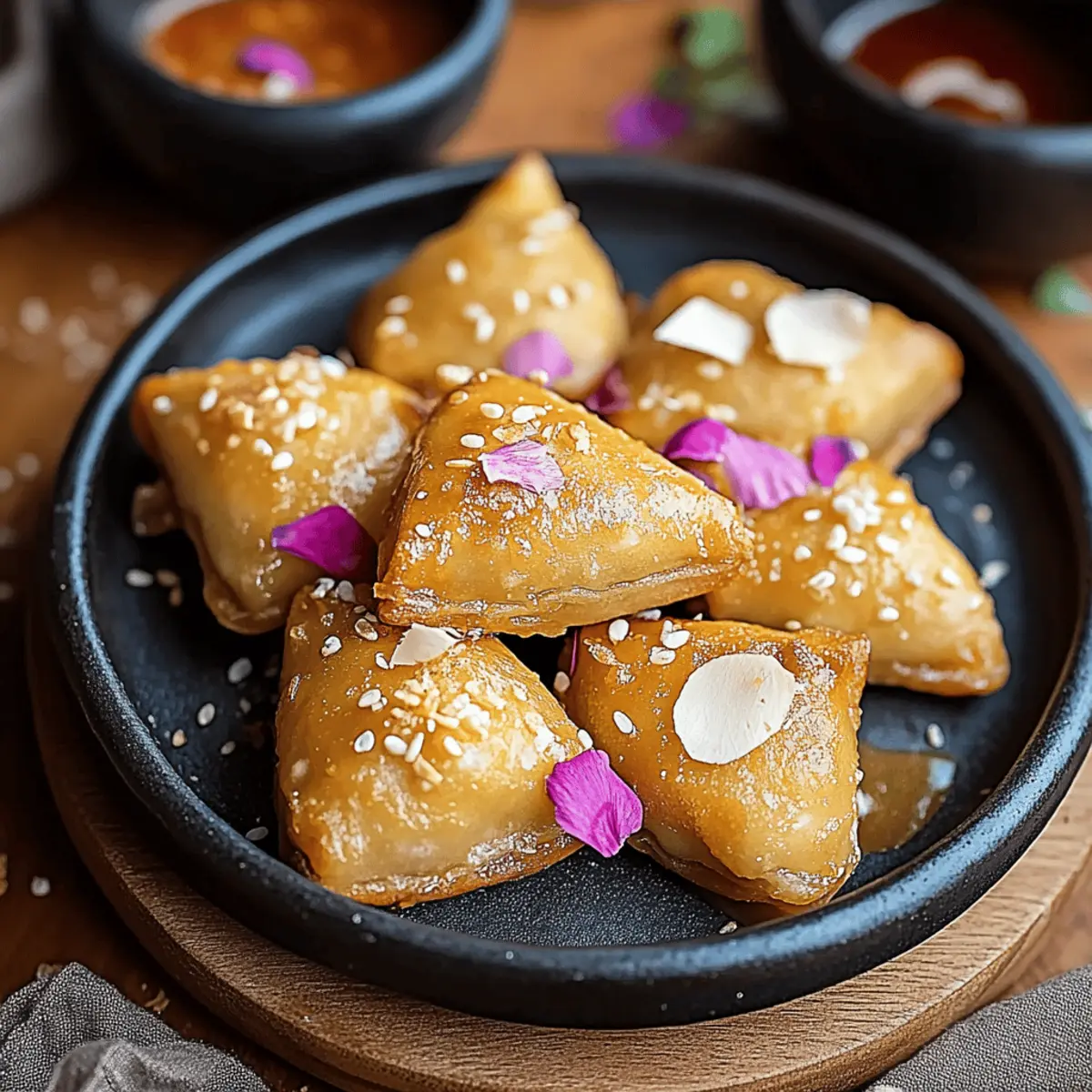 Sweet Kalakand Wontons