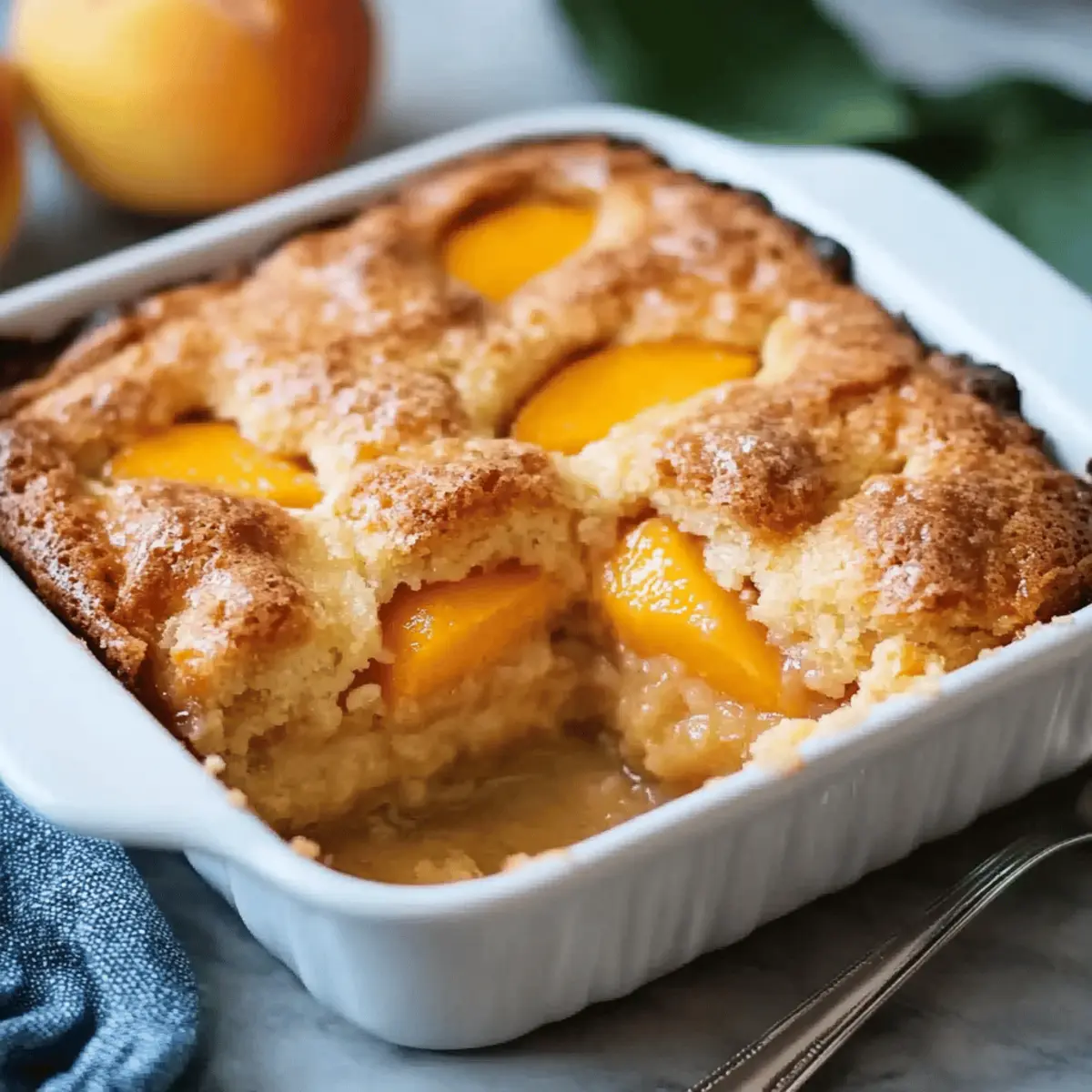 Peach Dump Cake