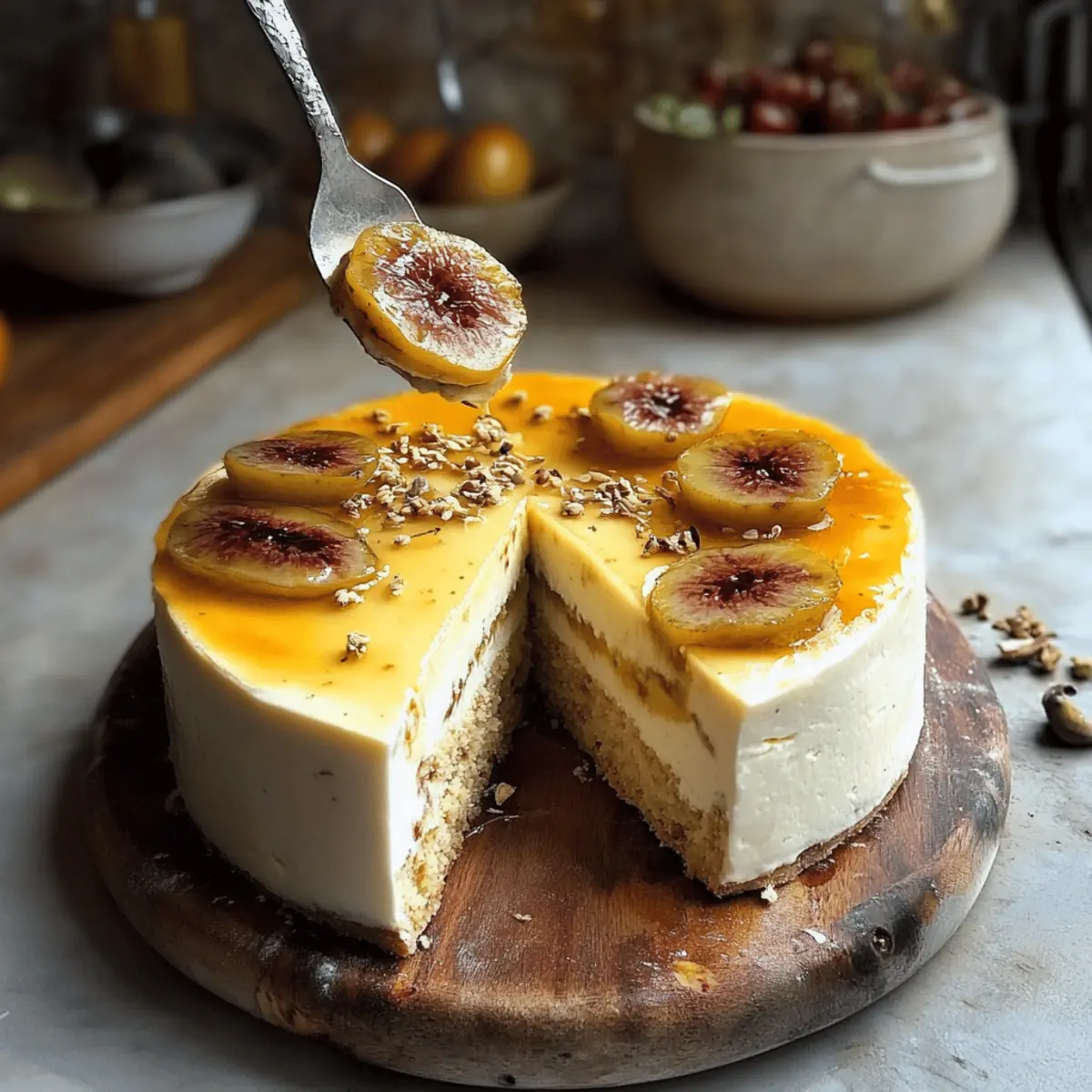 Passion Fruit Cheesecake