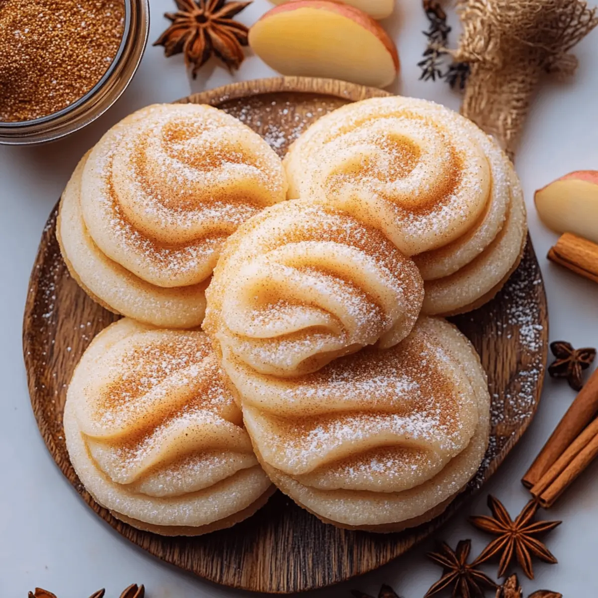 Apple Cider Cheesecake Cookies