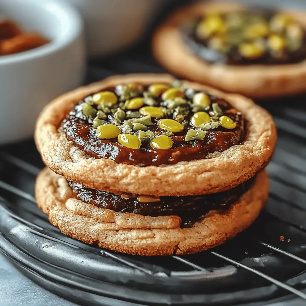 Dubai Chocolate Chip Cookies with a Nutty Twist