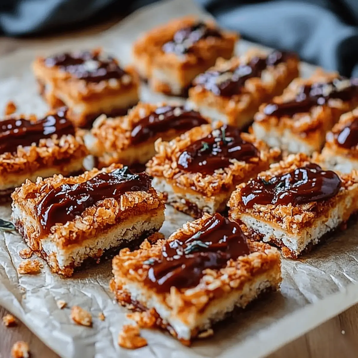 Samoas Cookie Caramel Coconut Bars