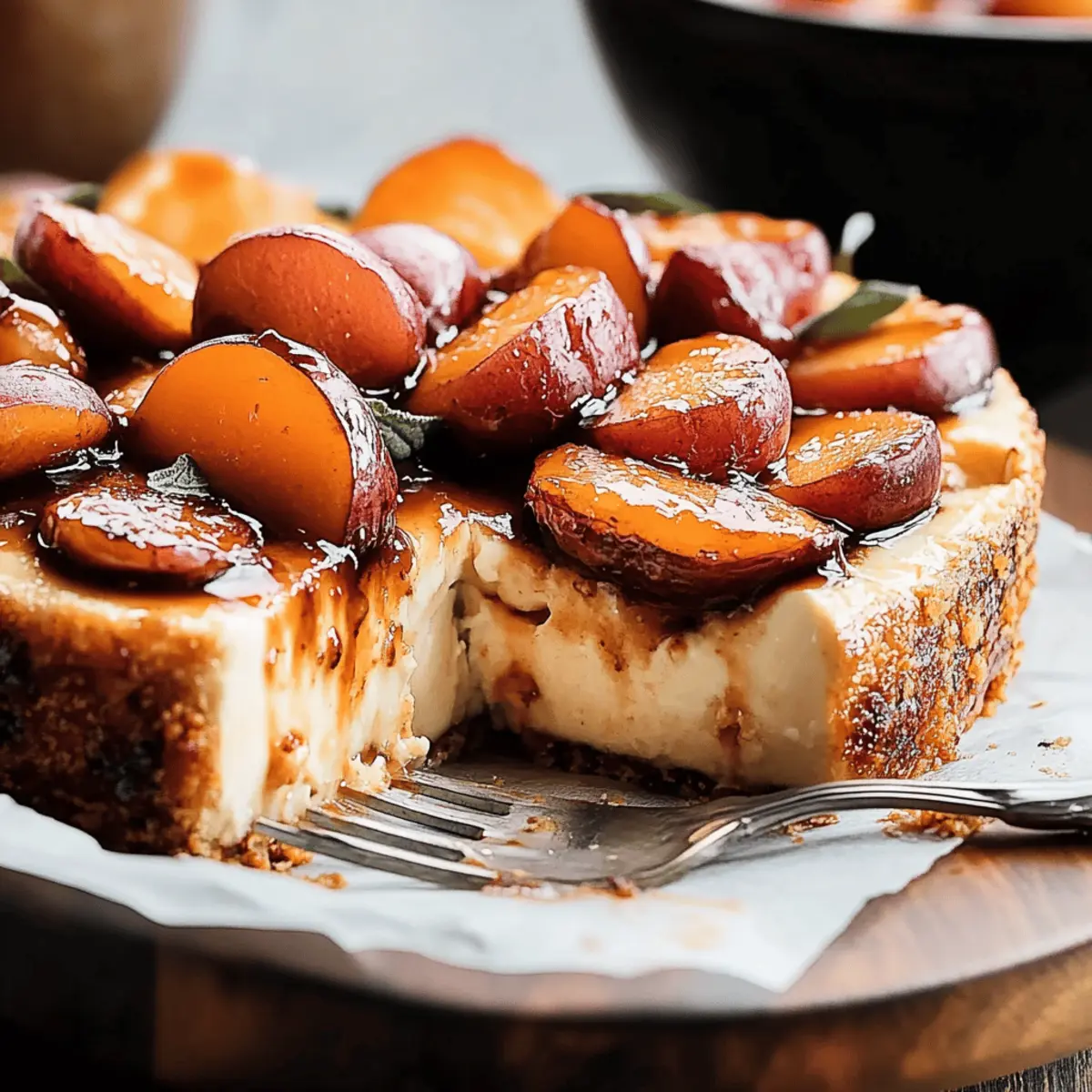 Peach Cobbler Cheesecake