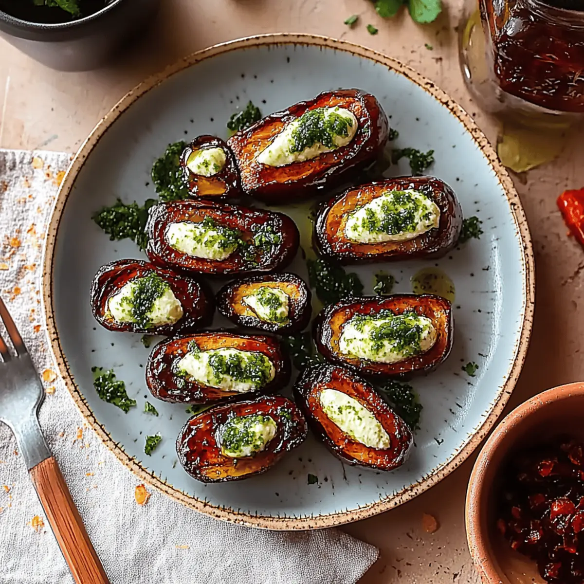 Malai Stuffed Dates