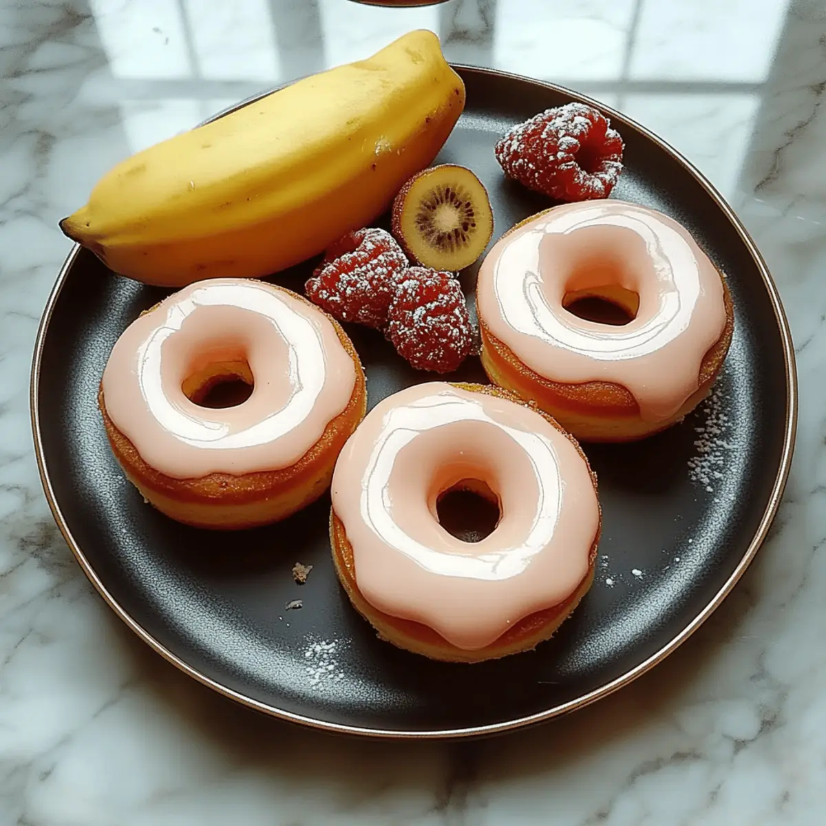 Pumpkin Banana Baked Donuts