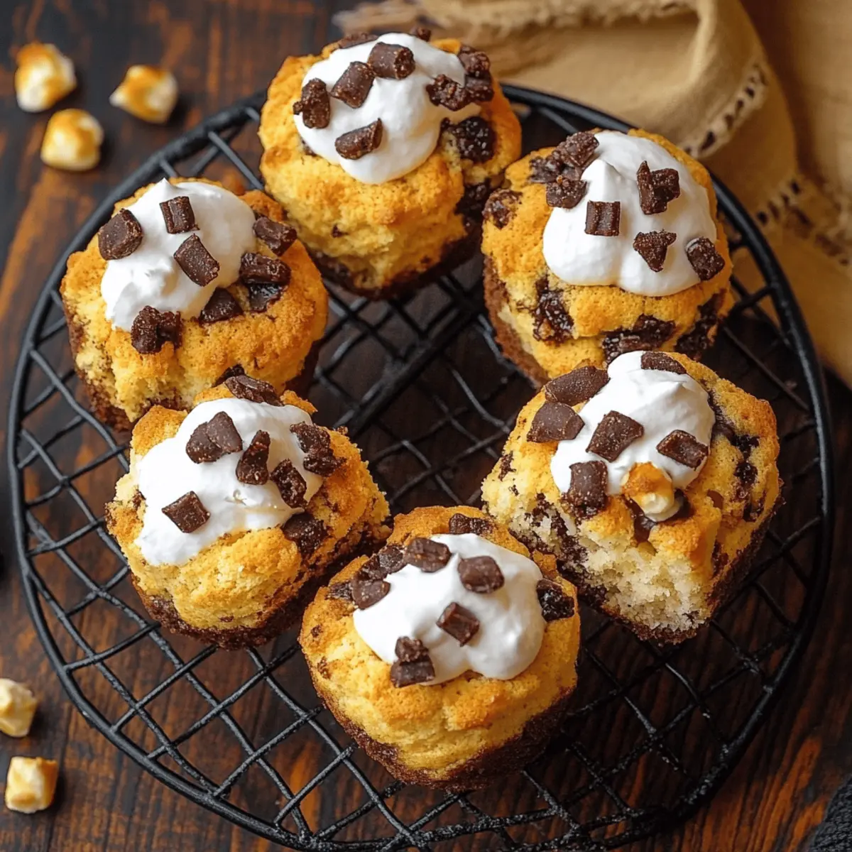 Pumpkin S'mores Cookies
