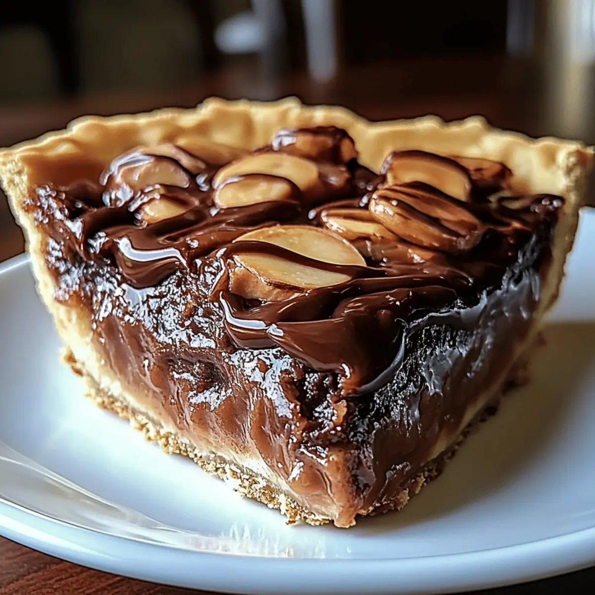 Decadent Hot Fudge Pie