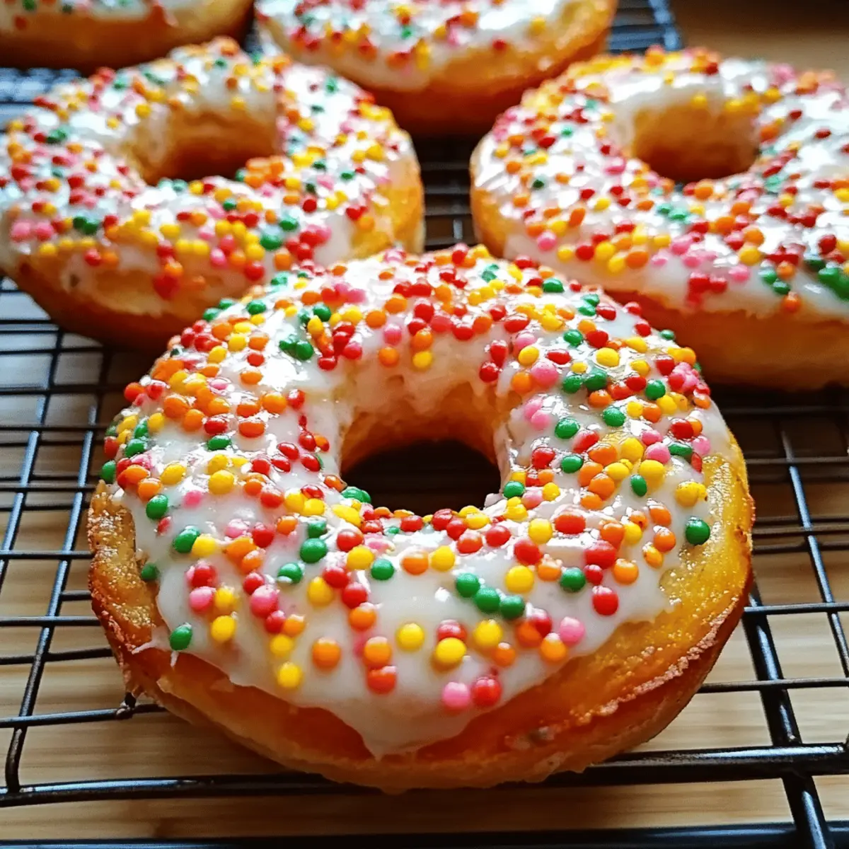 Baked Funfetti Donuts