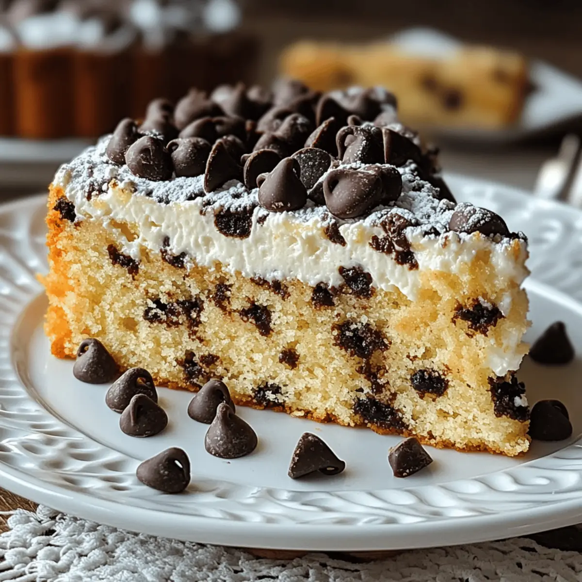 Italian Chocolate Chip Ricotta Cake